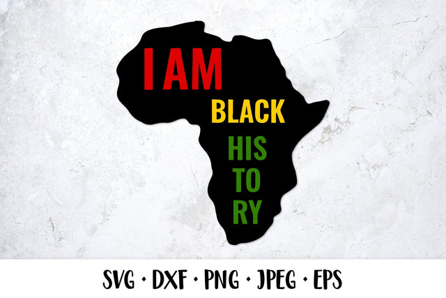 I am black history SVG. Black history month. Juneteenth SVG LaBelezoka 