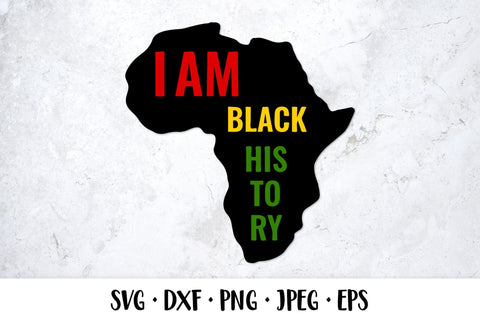 I am black history SVG. Black history month. Juneteenth SVG LaBelezoka 