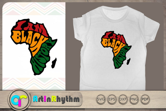I Am Black History SVG, Black History Month SVG, Africa SVG SVG Artinrhythm shop 