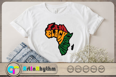 I Am Black History SVG, Black History Month SVG, Africa SVG SVG Artinrhythm shop 