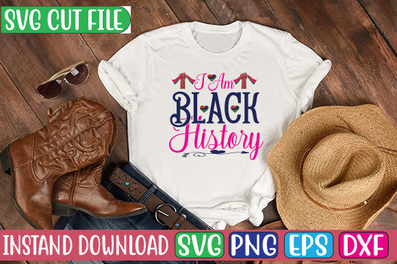 I Am Black History SVG Cut File SVG Studio Innate 