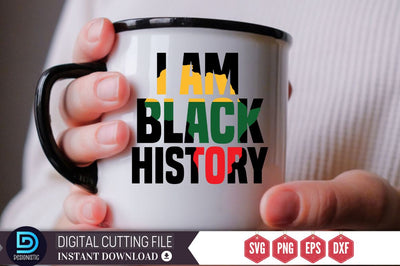 I am black history SVG SVG DESIGNISTIC 