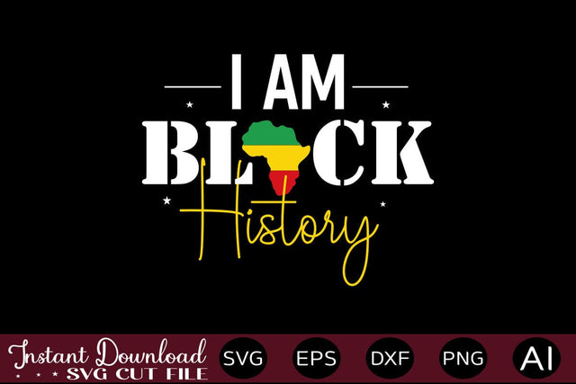 I Am Black History SVG SVG designmaster24 
