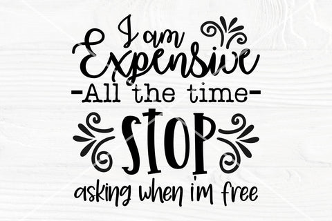 I am expensive all the time SVG | Funny Saying svg SVG TonisArtStudio 