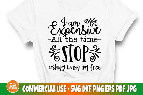 I am expensive all the time SVG | Funny Saying svg SVG TonisArtStudio 