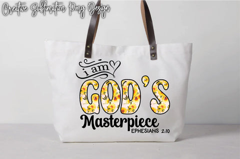 I Am God's Masterpiece Ephesians 2:10 Sublimation Creativeart88 