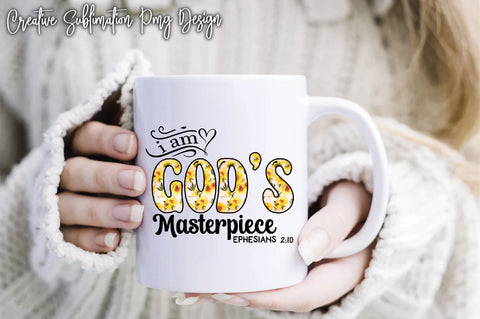 I Am God's Masterpiece Ephesians 2:10 Sublimation Creativeart88 