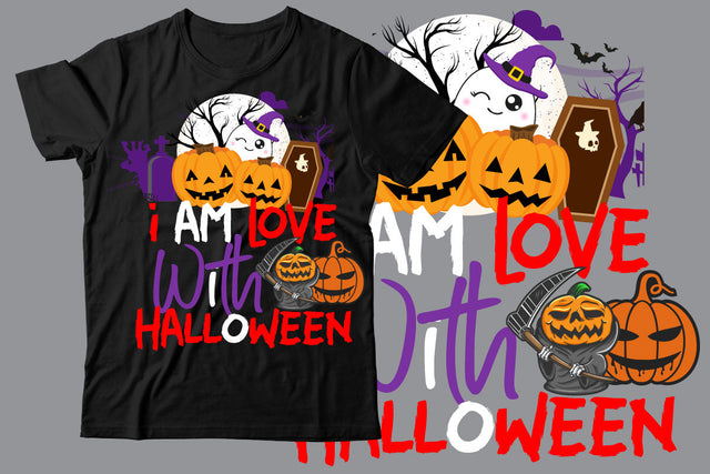 I am Love With Halloween SVG Design SVG BlackCatsMedia 