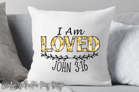 I Am Loved John 3:16 Sublimation Creativeart88 