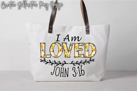 I Am Loved John 3:16 Sublimation Creativeart88 