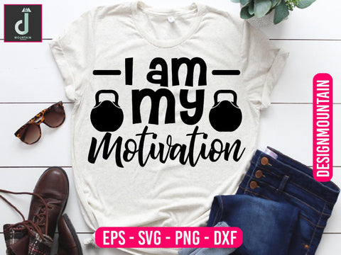 I am my motivation svg design SVG Alihossainbd 