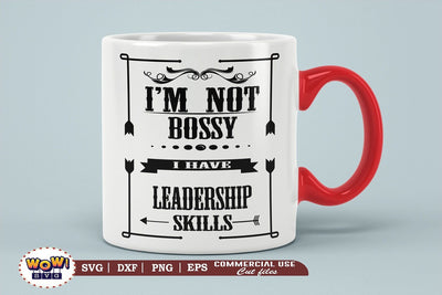 I am not bossy svg, Boss quotes svg SVG Wowsvgstudio 