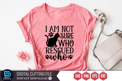 I am not sure who rescued who SVG SVG DESIGNISTIC 