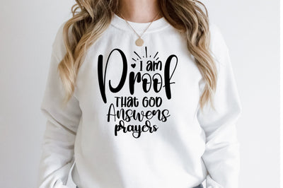 I Am Proof That God Answers Prayers SVG orpitasn 