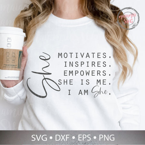 I am She Svg, Entrepreneur Svg, Mompreneur Svg, She is Me Svg, Positive Quote Svg, Feminism Svg, Entrepreneur T-shirt SVG MaiamiiiSVG 