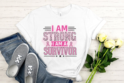 I Am Strong I Am a Survivor PNG Sublimation Sublimation CraftLabSVG 