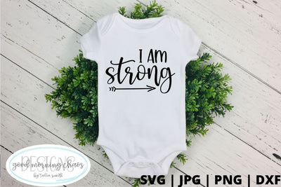 I am strong SVG Good Morning Chaos 