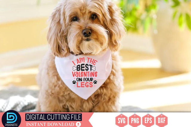 I am the best valentine on four legs SVG SVG DESIGNISTIC 