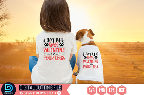 I am the best valentine on four legs SVG SVG DESIGNISTIC 