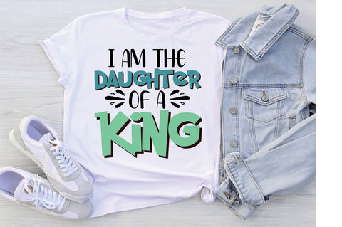 I Am The Daughter Of A King Svg SVG Creativeart88 