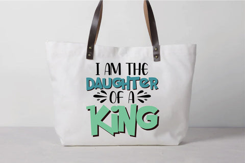 I Am The Daughter Of A King Svg SVG Creativeart88 