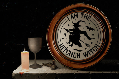 I Am the Kitchen Witch | Halloween Sign SVG SVG CraftLabSVG 