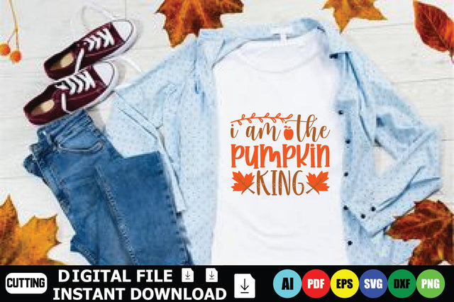 I Am The Pumpkin King SVG Shahin alam 