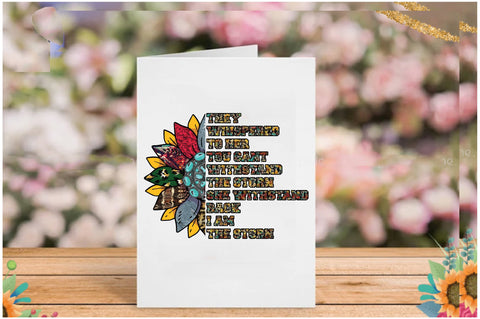 I Am the Storm Western Sublimation Sublimation Jagonath Roy 