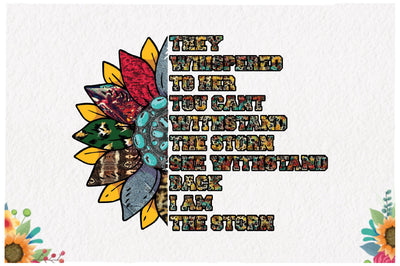 I Am the Storm Western Sublimation Sublimation Jagonath Roy 