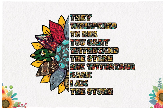 I Am the Storm Western Sublimation Sublimation Jagonath Roy 