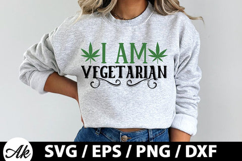 I am vegetarian SVG SVG akazaddesign 
