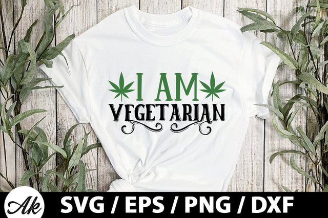 I am vegetarian SVG SVG akazaddesign 