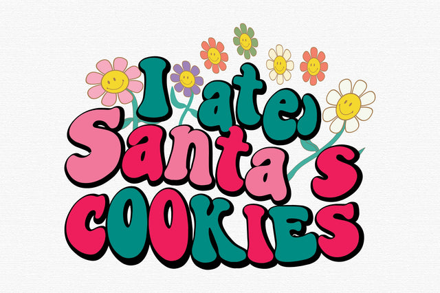 I ate Santa s cookies-01 SVG designartist 