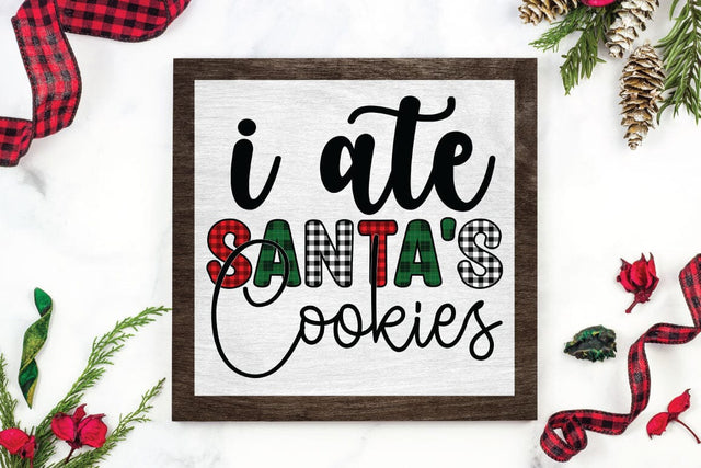 I ate Santa's Cookies SVG CraftingStudio 