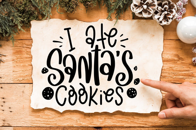 I Ate Santa's Cookies SVG Funny Sarcastic Christmas SVG dapiyupi store 