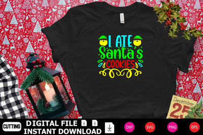 I Ate Santa’s Cookies SVG Shahin alam 