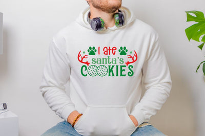 I ate santa's cookies SVG SVG DESIGNISTIC 