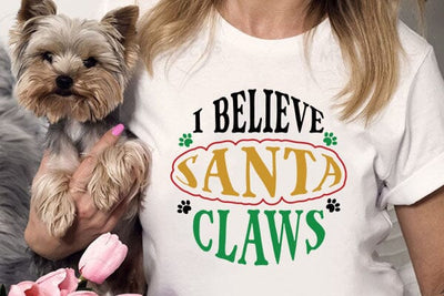 i believe in santa claws SVG Angelina750 