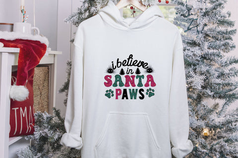 i believe in santa paws Sublimation SVGArt 