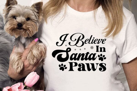 I Believe In Santa Paws SVG Angelina750 