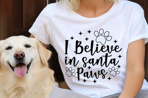I Believe In Santa Paws SVG Angelina750 