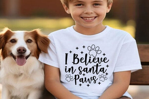 I Believe In Santa Paws SVG Angelina750 