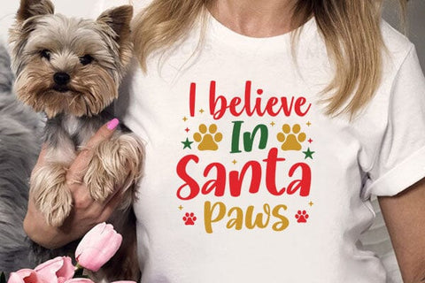 I Believe In Santa Paws SVG Angelina750 