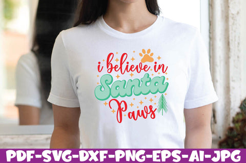 i believe in santa paws SVG farhad farhad 