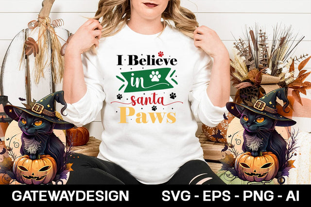 I Believe In Santa Paws svg SVG designmaster24 