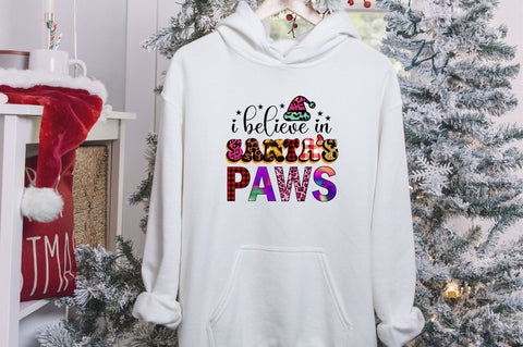 i believe in santa’s paws Sublimation SVGArt 