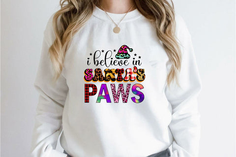 i believe in santa’s paws Sublimation SVGArt 
