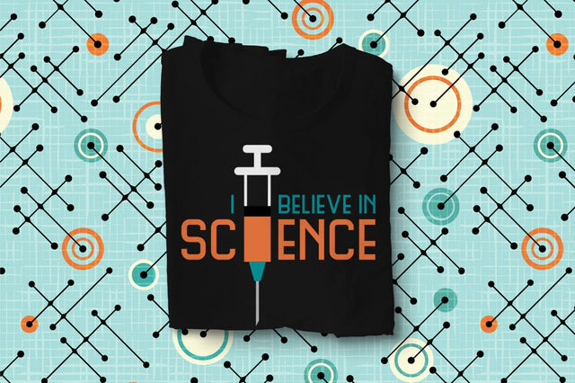 I Believe in Science Syringe SVG Designed by Geeks 