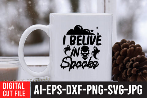 I Believe In Spooks SVG Cut FIle SVG BlackCatsMedia 