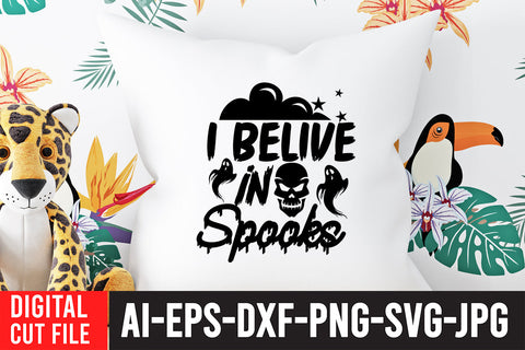 I Believe In Spooks SVG Cut FIle SVG BlackCatsMedia 